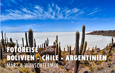 In Bolivien-Chile-Argentinien auf Fototour
